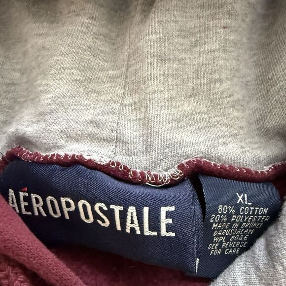Vintage Aeropostale Men's Hoodie Sleeve Y2K 90s Skater Grunge Size XL - Picture 5 of 7